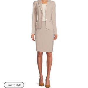 Calvin Klein Skirt Suit (Size 4 Blazer, 6 Skirt)
